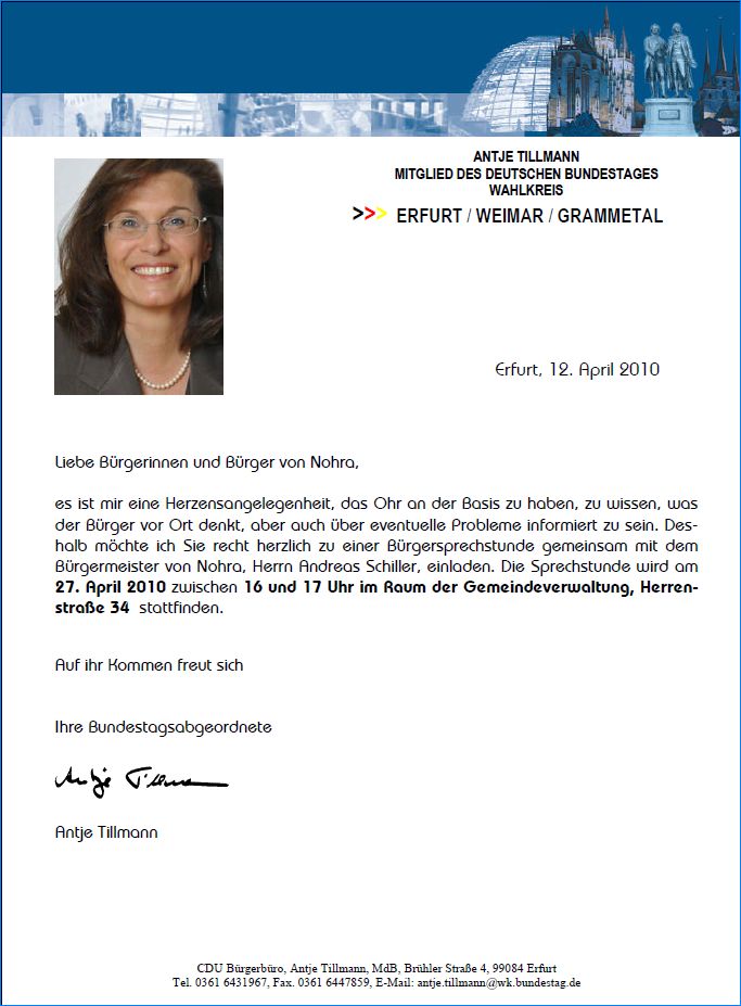 Sprechstunde